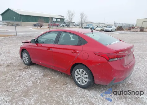 2022 Hyundai Accent Se из США, поврежденный, VIN 3KPC24A65NE171908